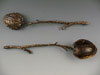Set of two walnut spoons